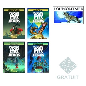 Pack Loup Solitaire Nouvelle &eacute;dition